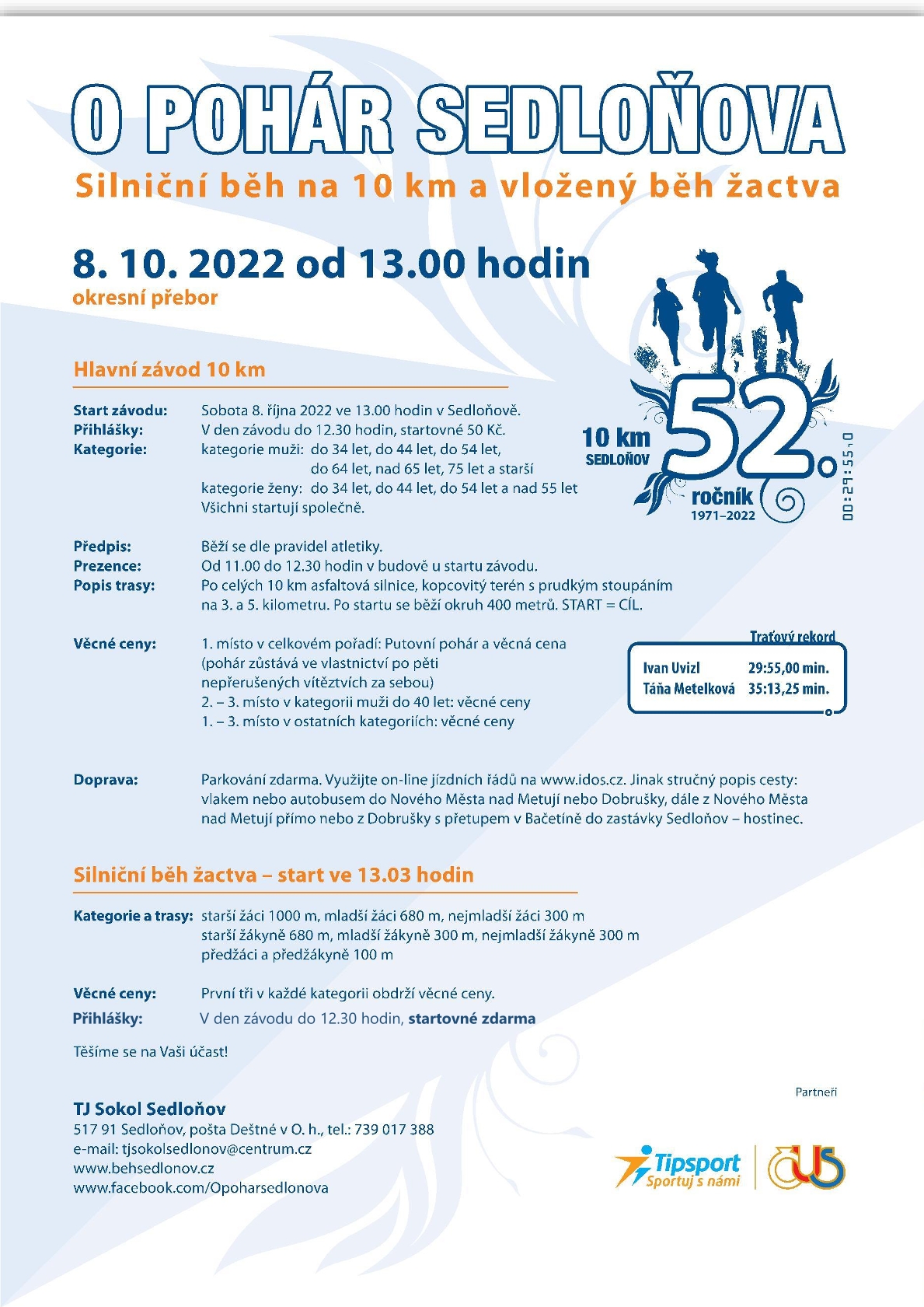 O pohár Sedloňova 2022